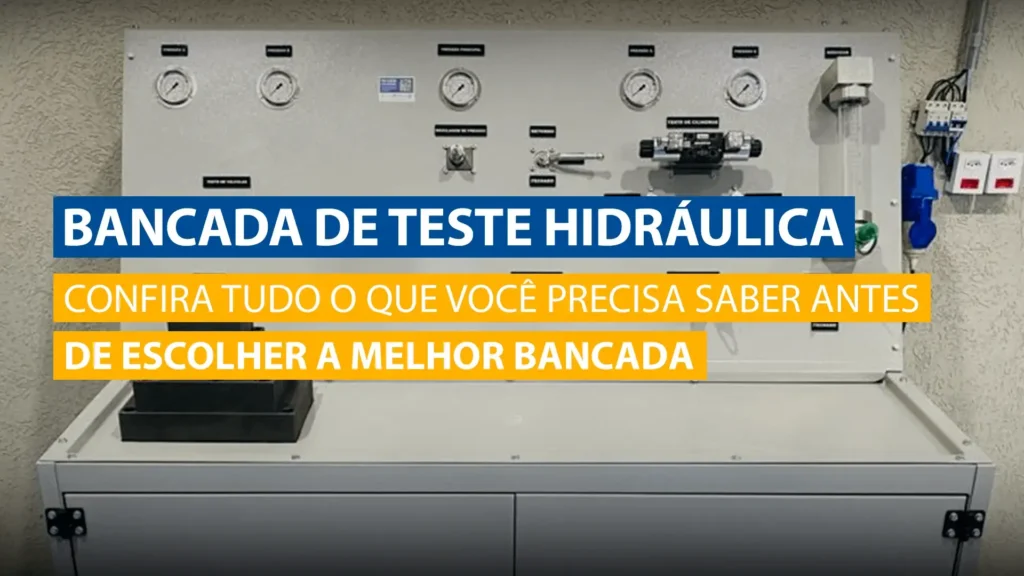Bancada de teste hidráulica