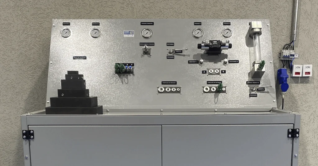 Bancada de teste hidráulica