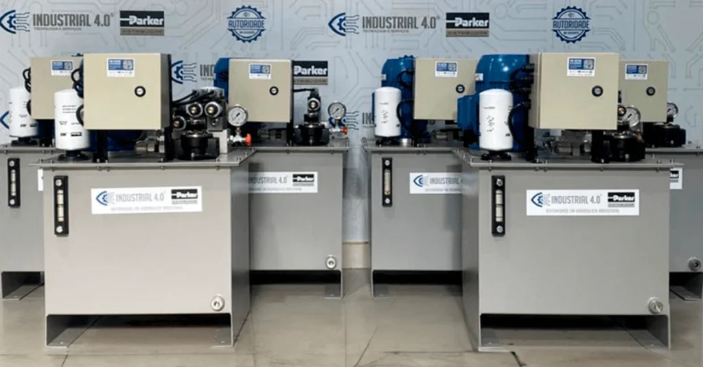 Unidade hidráulica industrial