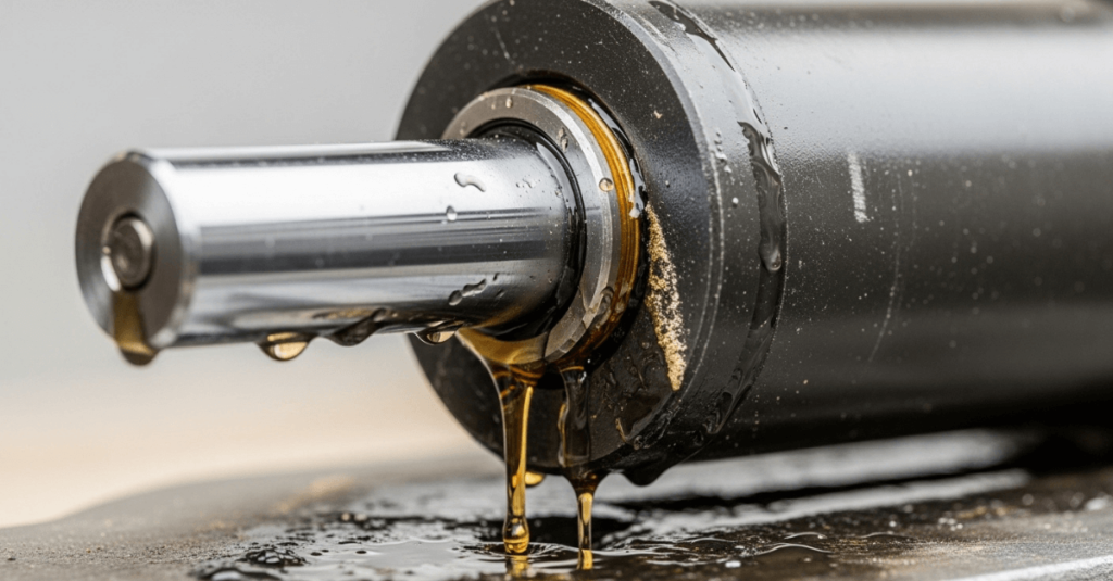 Vazamento em cilindro hidráulico o que causa e como resolver